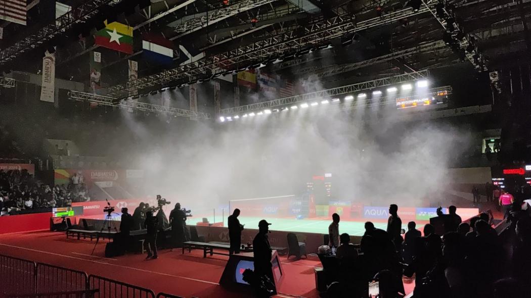 Lampu di Istora Senayan Terbakar, Asap Mengepul Bikin Semifinal Indonesia Masters 2024 Ditunda