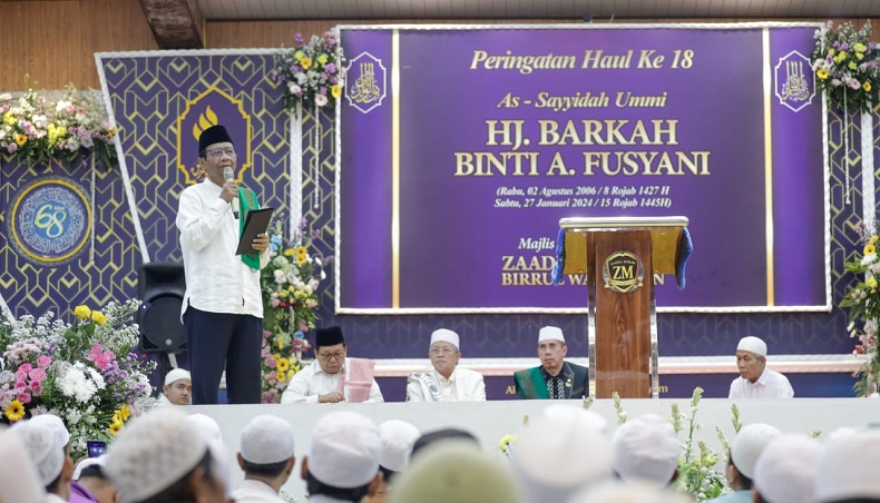 Mahfud Ingatkan Masyarakat Pilih Calon Pemimpin dengan Hati Nurani