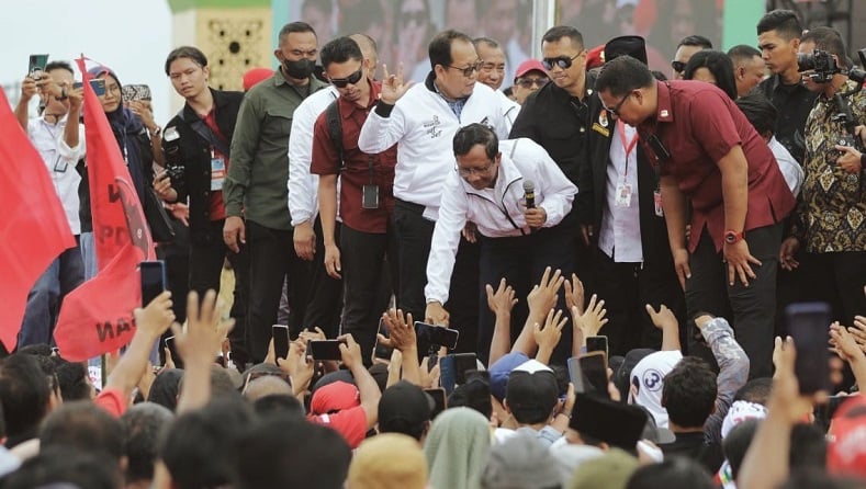 Sapa Warga Sumut, Mahfud MD Sampaikan Undangan 5 Tahunan Berpartisipasi di Pemilu