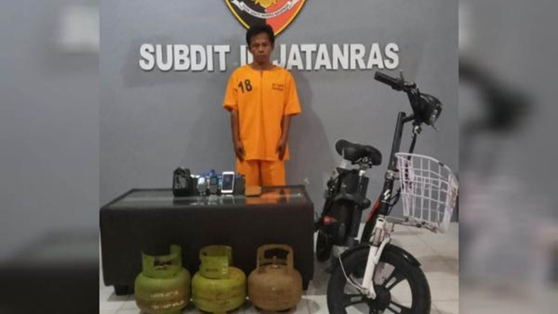 Mencuri di 15 TKP, Residivis asal Bangka Tengah Ditangkap Polisi
