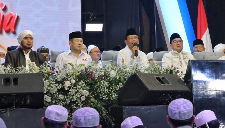 Sholawat Persatuan Indonesia, Mahfud MD Berdoa Indonesia Dapat Pemimpin yang Jujur