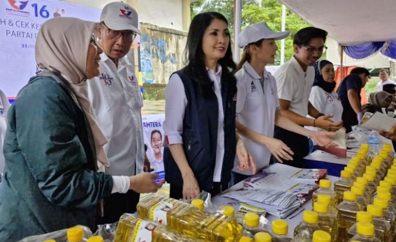 Liliana Tanoesoedibjo Ajak Emak-Emak di Karet Tengsin Berjuang Bersama Menata Masa Depan