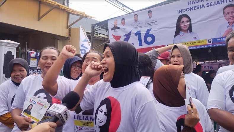 Warga Girang Ikut Bazar Murah dan Cek Kesehatan Gratis Partai Perindo: Membantu Sekali