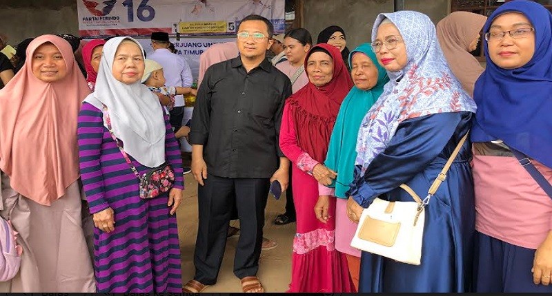 Kunjungi Bambu Apus, Caleg Perindo Yusuf Mansur Ingin Gelar Kajian dengan Warga