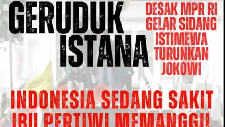 Beredar Selebaran 100.000 Mahasiswa akan Geruduk Istana, Ini Kata Polisi