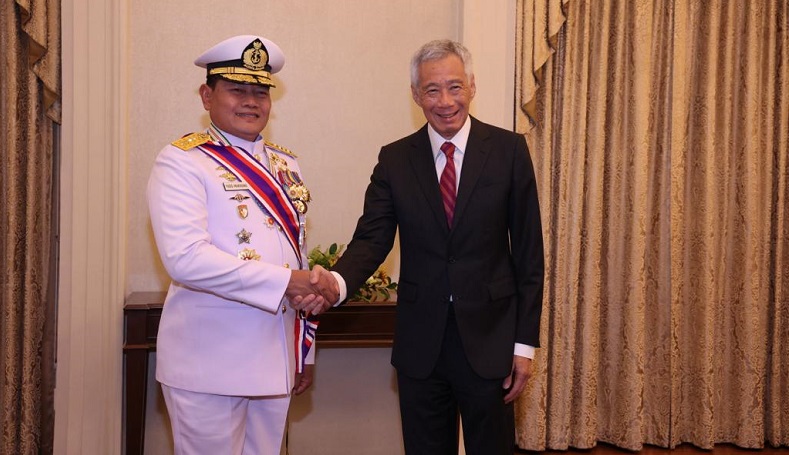 Mantan Panglima TNI Yudo Margono Terima Penghargaan Militer Tertinggi dari Singapura