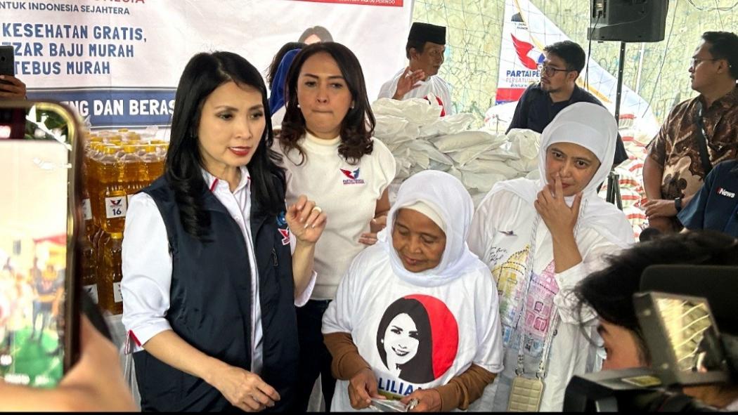 Warga Petukangan Utara Antusias Sambut Liliana Tanoesoedibjo: Cantik dan Baik