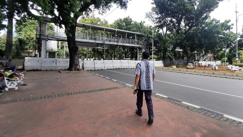 Ada Aksi Geruduk MK, Jalan Medan Merdeka Barat Jakpus Ditutup