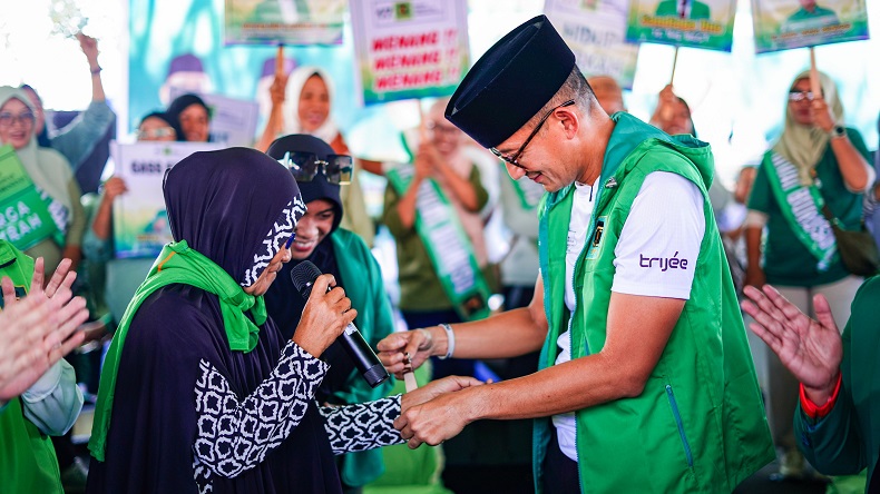 Sandiaga Uno Soroti Bansos Marak jelang Pilpres 2024: tapi Pilihnya Tetap Ganjar-Mahfud