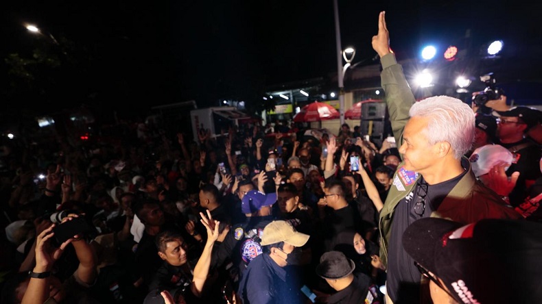 Momen Ganjar Sapa Relawan di Bulungan: Kesukarelawanan Pendukung 03 Paling Top