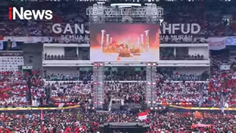 Ketua TPN Arsjad Rasjid Resmi Buka Konser Salam M3tal Menang Total di GBK