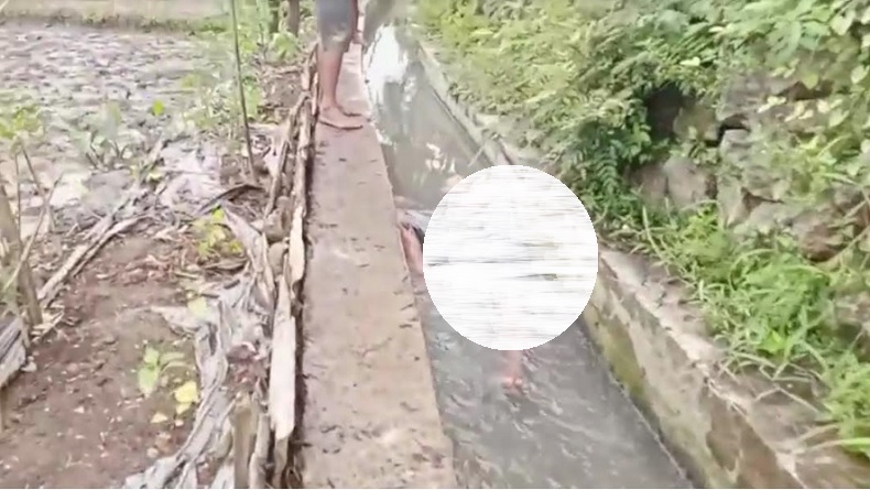 Pria Paruh Baya di Gunungkidul Ditemukan Tewas di Selokan