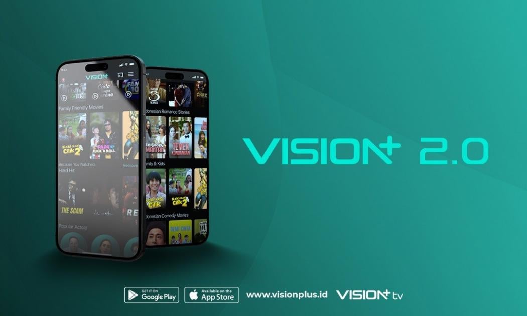 Wujudkan Pengalaman Streaming Terbaik untuk Pengguna, Vision+ Siap Luncurkan Vision+ 2.0