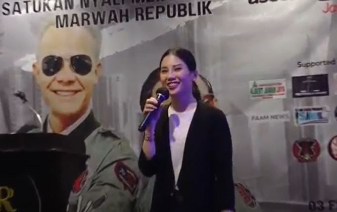 Angela Tanoesoedibjo Hadiri Deklarasi Anak Muda Jatim Dukung Ganjar-Mahfud