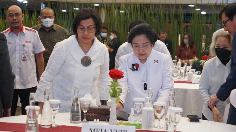 Hasto Ungkap Isi Pertemuan Megawati dengan Sri Mulyani