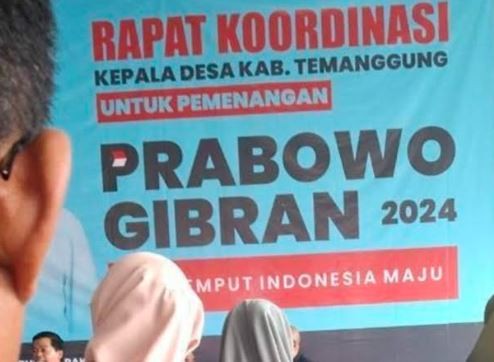 Beredar Foto Kades di Temanggung Rakor Pemenangan Paslon 02, Ini Respons Bawaslu