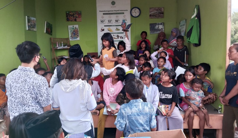 Warga Cilincing Apresiasi Rumah Baca Kolaborasi Partai Perindo dan Relawan Ganjar-Mahfud