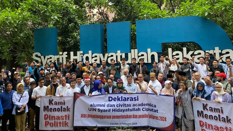 Alumni dan Civitas UIN Jakarta Desak Presiden dan Aparat Netral di Pemilu 2024