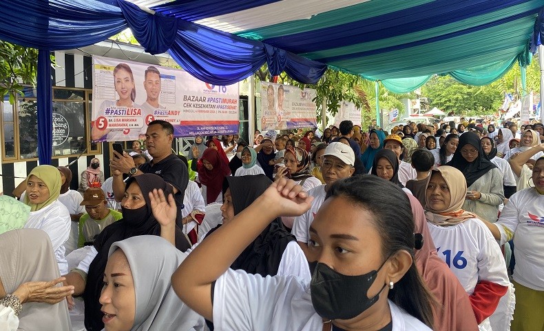 Warga Membeludak, Ribuan Paket Bazar Murah Partai Perindo Habis dalam Sekejap