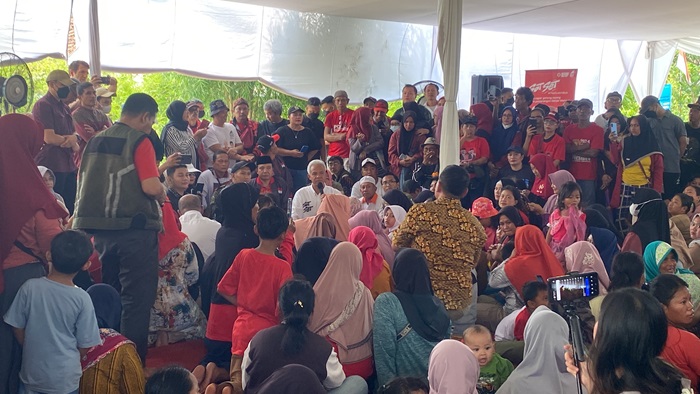 Capres Ganjar Pranowo Bertemu dan Berdialog bareng Pelaku Sektor Informal Sampah dan Ibu-ibu Penggerak Bank Sampah