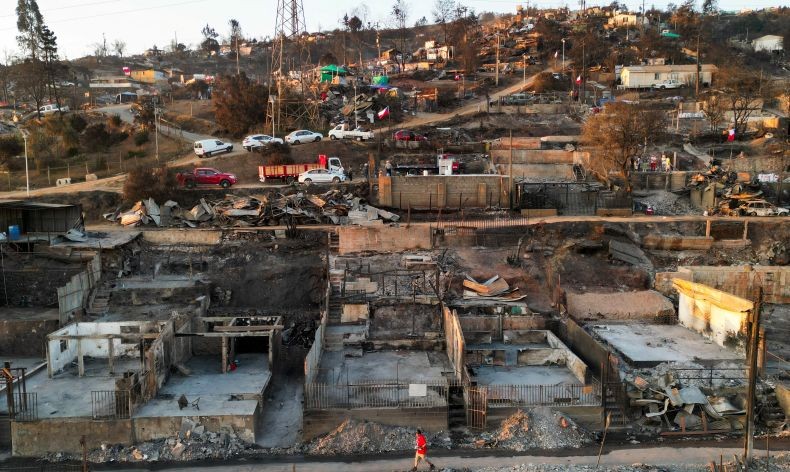 Kebakaran Hutan di Cile, Korban Tewas Melonjak Jadi 123 Orang