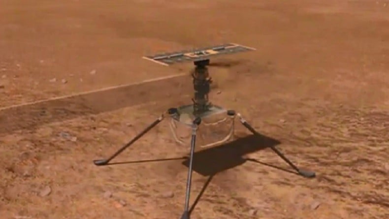 Bangkai Helikopter Mars Ditemukan di Gurun Pasir, Kondisinya Rusak Parah