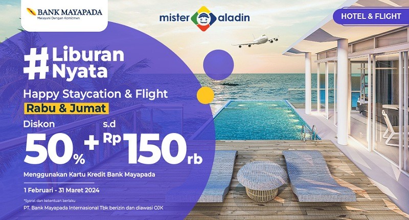 Liburan Bebas Hambatan Bersama Mister Aladin dan Bank Mayapada