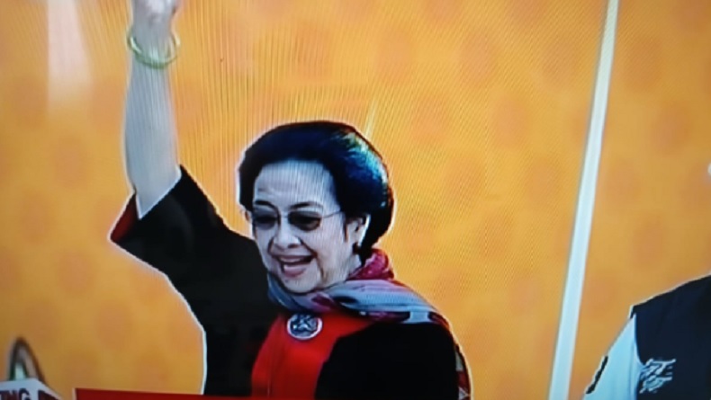 Orasi di Konser Rakyat 3 Menang Total, Megawati Teriak Ganjar-Mahfud Menang