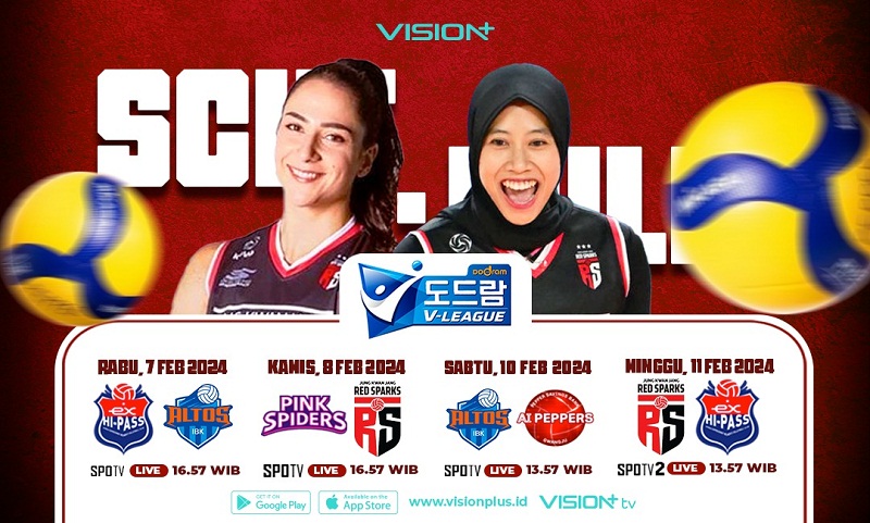 Link Live Streaming Red Sparks Vs Pink Spiders Sore Ini, Megawati Hangestri Beraksi
