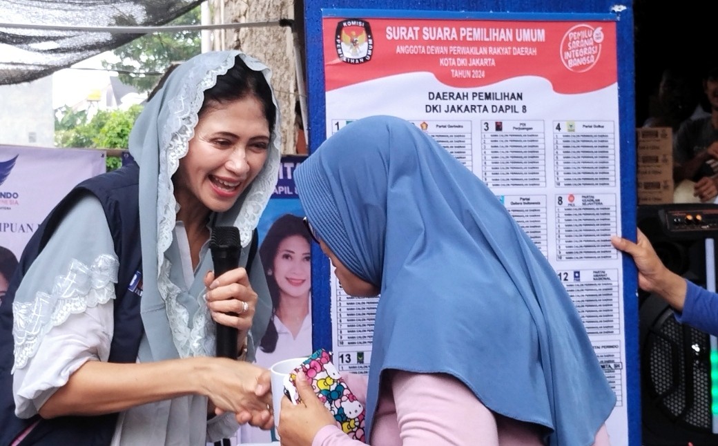 Bazar Sembako Murah di Kelurahan Kalibata, Caleg Perindo Santi Paramitha Perhatikan Kesejahteraan Masyarakat