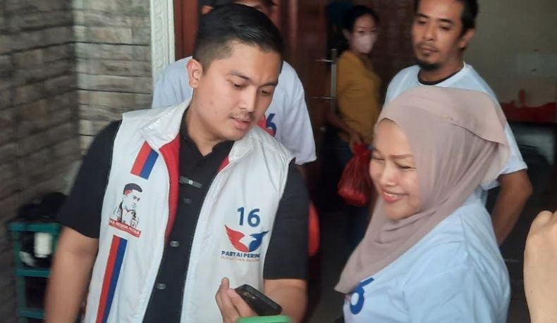 Dikunjungi Caleg Perindo Diska Resha, Warga Pancoran: Orangnya Cerdas Banget