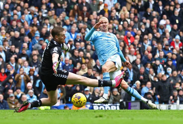 Hasil Liga Inggris: 2 Gol Erling Haaland Vs Everton Bawa Man City ke Puncak Klasemen