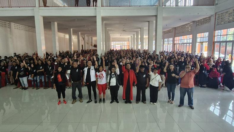 Deklarasi Sahabat Buruh Bangkit Karawang: Ganjar-Mahfud Menang, Buruh Sejahtera-Naik Kelas