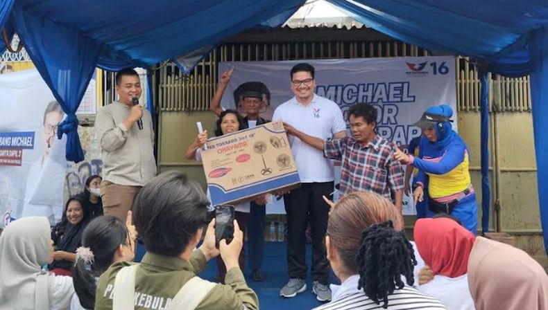 Warga Pejagalan Jakut Berharap Partai Perindo Bisa Wujudkan Sembako Murah