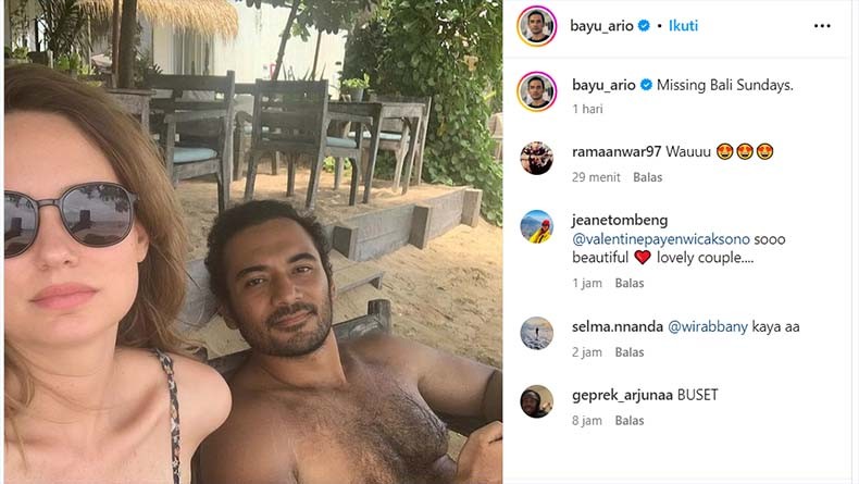 Ario Bayu Unggah Foto Telanjang Dada, Netizen: Plis Gak Semua Orang Kuat