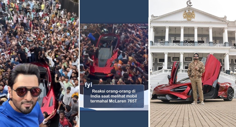 Begini Reaksi Warga India saat Melihat Mobil Termahal, Netizen Indonesia Bingung