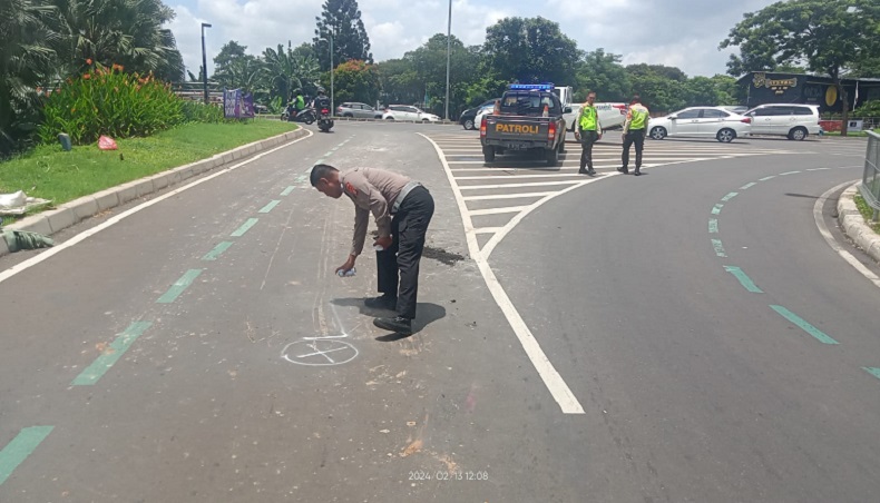 Kecelakaan Motor vs Truk di Tangerang, 1 Orang Tewas