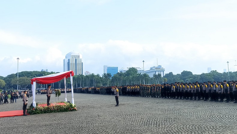 Polda Metro Jaya Kerahkan 7.706 Personel Gabungan Kawal TPS Pemilu 2024