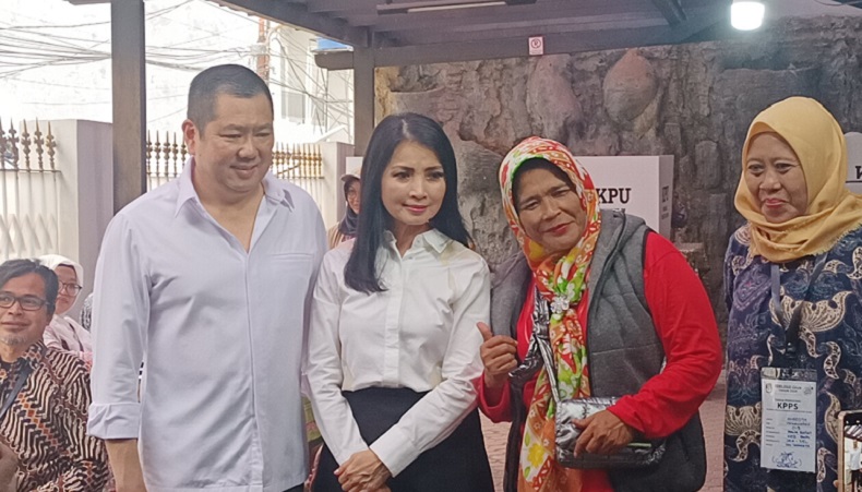 HT Blusukan ke Beberapa TPS Jakarta: Partisipasi Masyarakat Gunakan Hak Pilih Tinggi