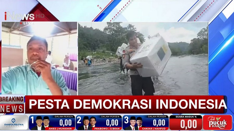 Masyarakat Indonesia Timur Antusias Nyoblos di Pemilu 2024