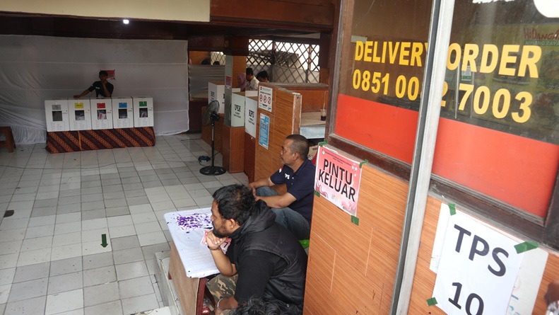 Antisipasi Hujan, TPS di Kota Bogor Pilih Rumah Makan Jadi Lokasi Pemungutan Suara
