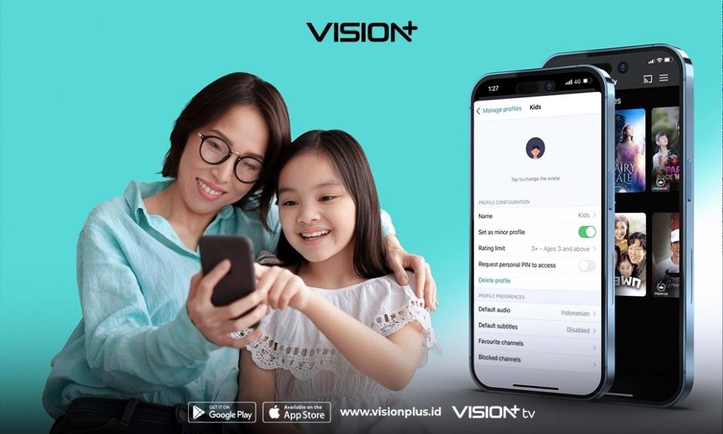 Amankan Hiburan untuk Anak, Vision+ 2.0 Hadirkan Fitur Parental Control