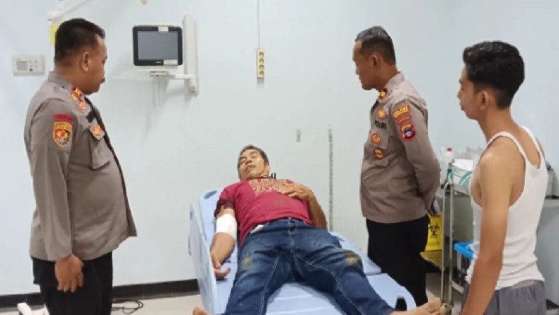 Ketua KPPS di Tabalong Dibacok Warga hingga Tangan Luka