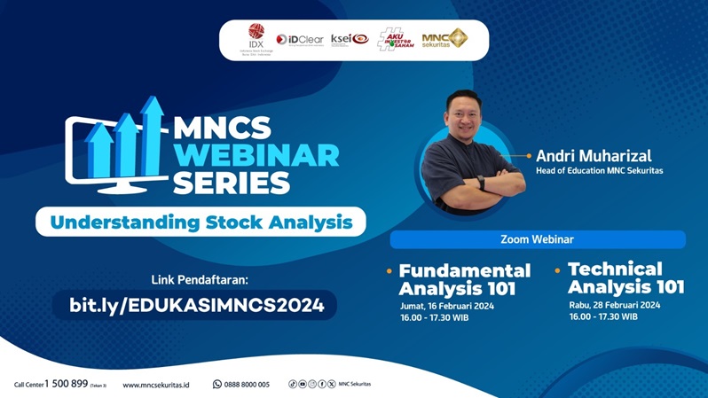 Bingung Cara Analisis Saham? Cek Jadwal MNCS Webinar Series: Understanding Stock Analysis