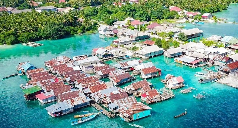 Kampung Unik di Wakatobi Mirip Dunia di Film Avatar, Warganya Hidup Terapung di Laut 