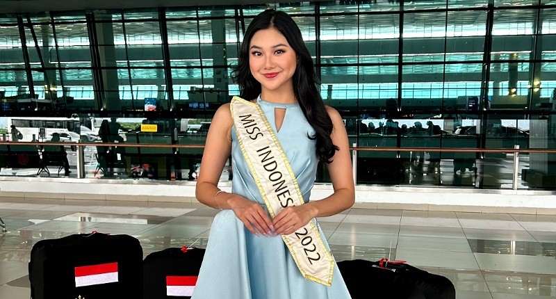 Miss Indonesia Audrey Vanessa Berangkat ke India, Siap Melenggang di Miss World 2024