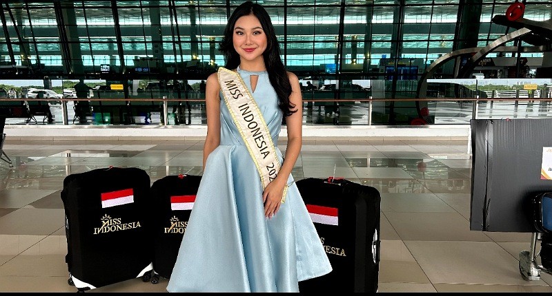 Miss Indonesia Audrey Vanessa Siapkan 70 Gaun ke Ajang Miss World 2024