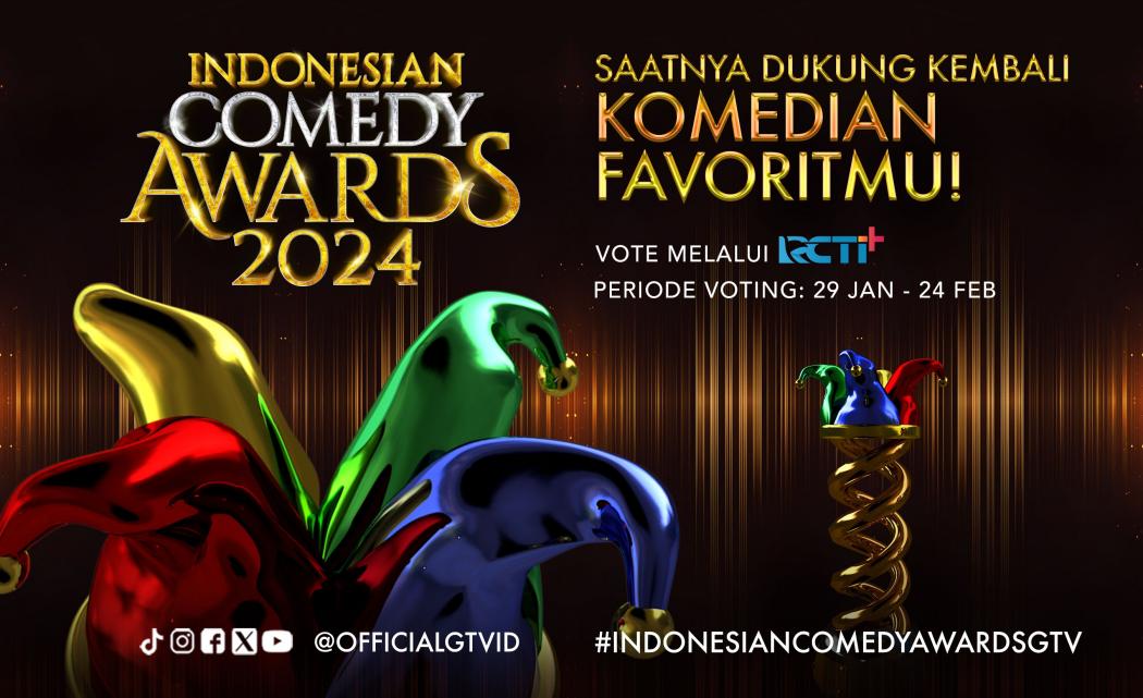 Dukung Komedian Favoritmu Jadi Pemenang di Indonesian Comedy Award