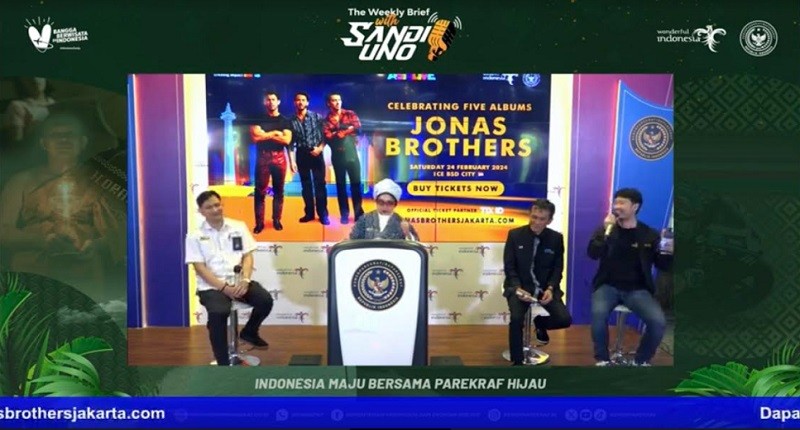 Jonas Brothers Konser di Indonesia, Kemenparekraf Sarankan Pakai Fashion Lokal