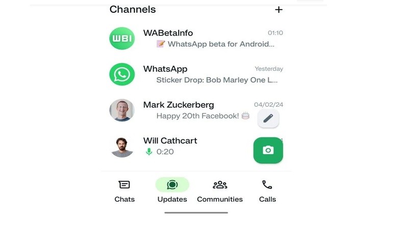 Tingkatkan Pengalaman Pengguna, WhatsApp Perkenalkan Desain Status Tab Baru